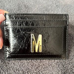 Moschino Black Card Holder